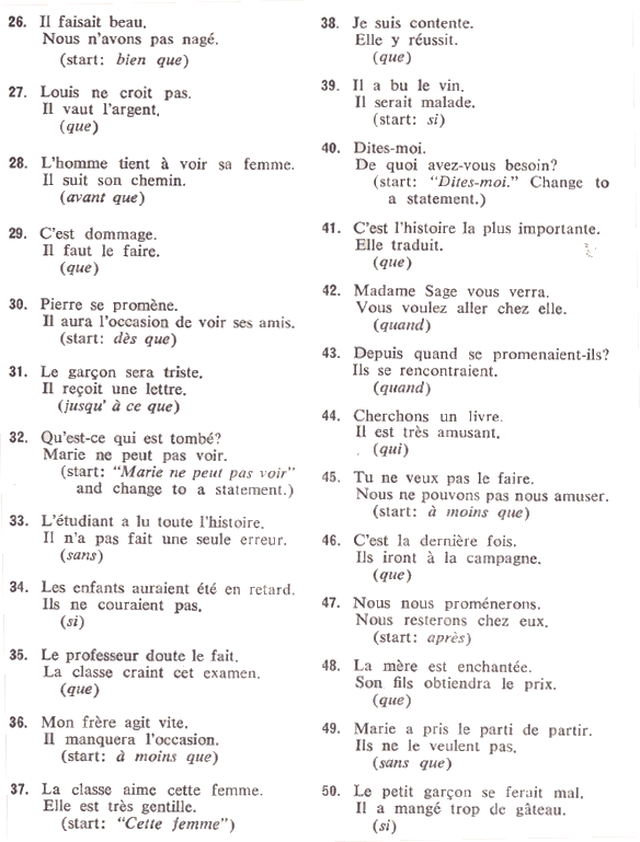 Sentence Pattern In French | french practice making sentences levels b c online Sentence Pattern In French | french practice making sentences levels b c online